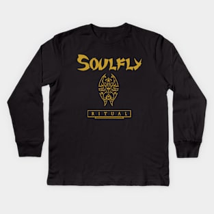 soulfly ritual Kids Long Sleeve T-Shirt